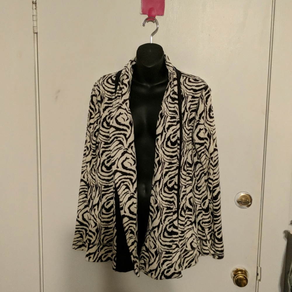 Ladies Zebra Print Jacket - image 1
